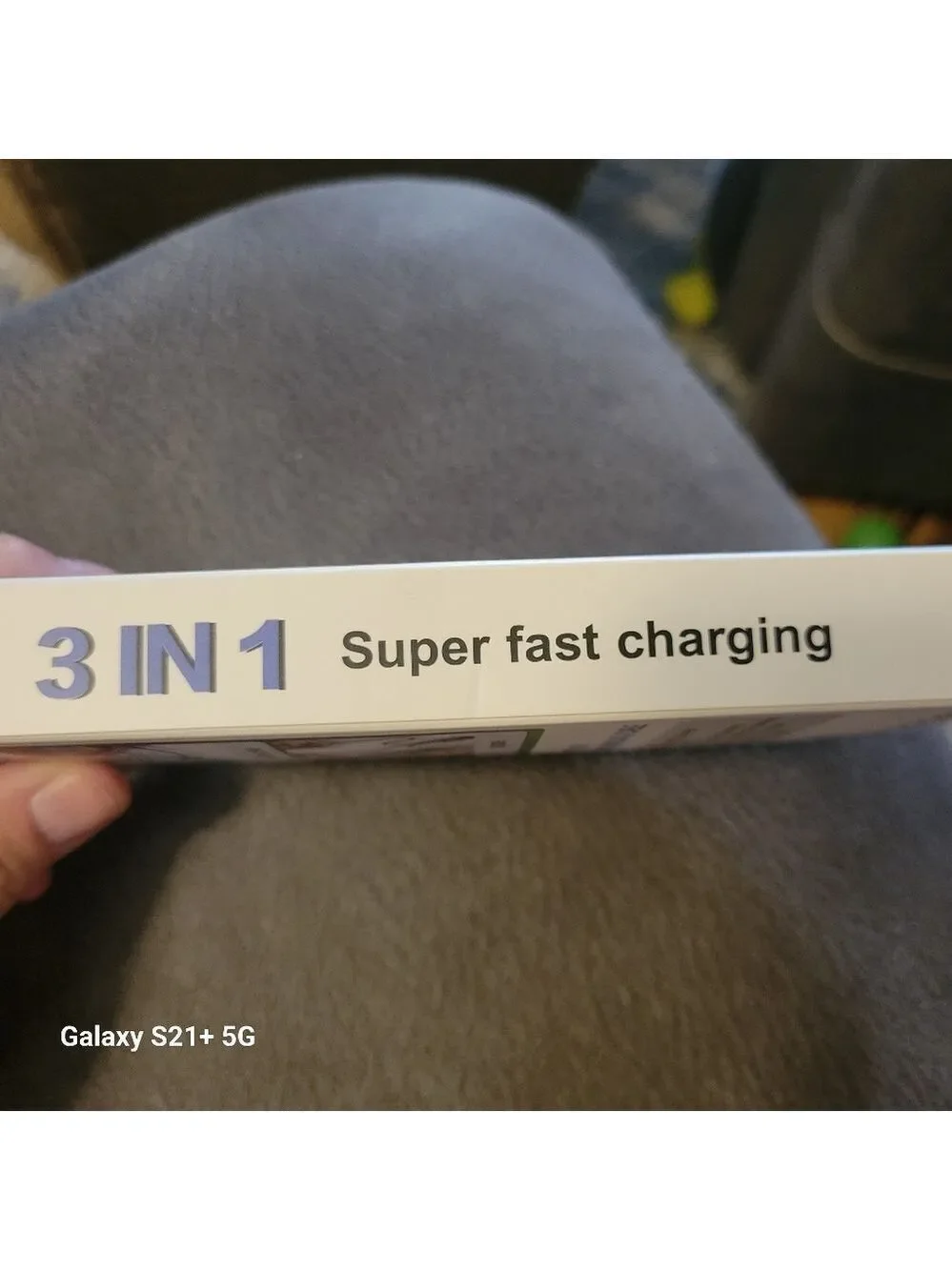 100W Super Fast Charging 3-in-1 Cable - Black